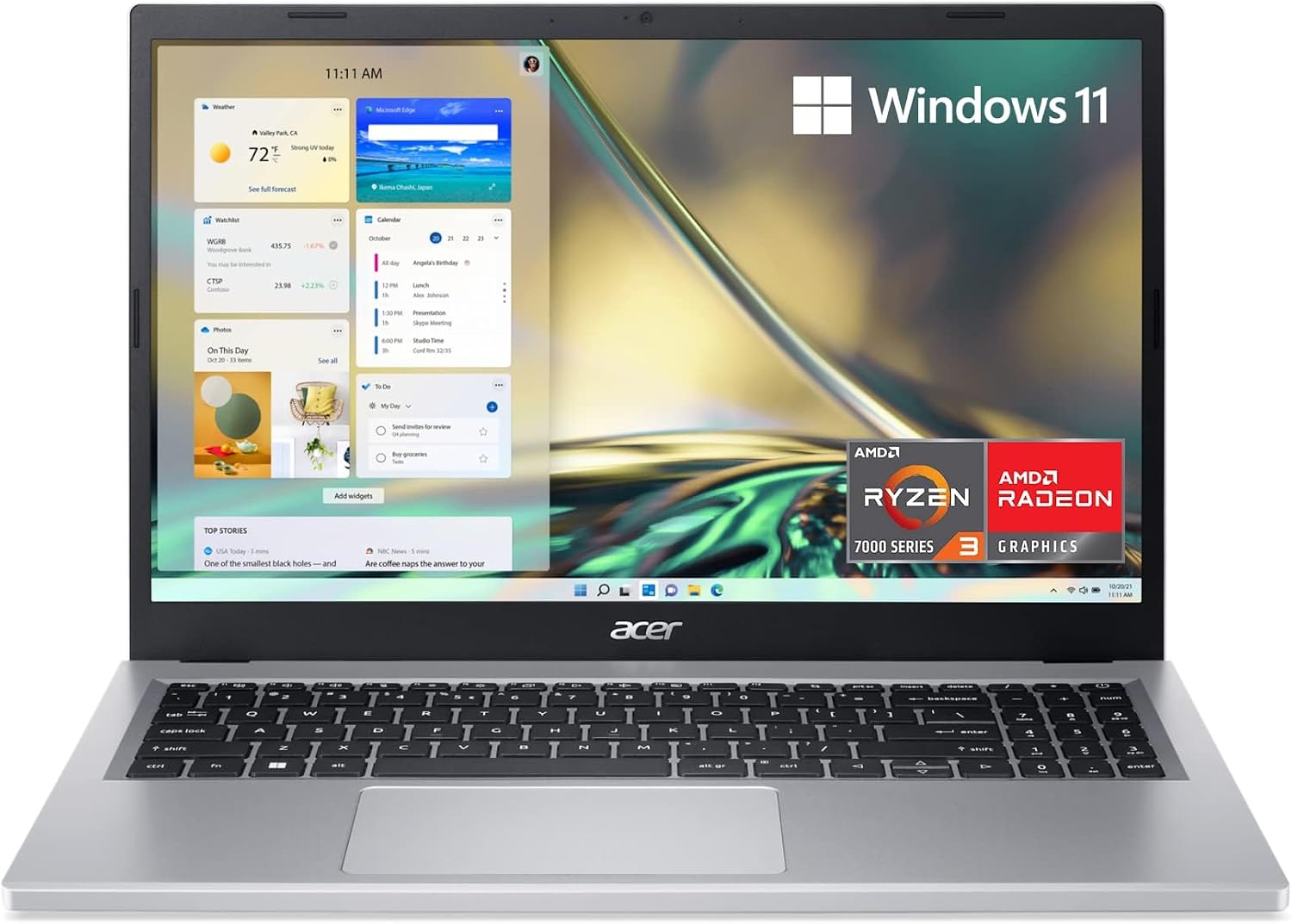 Acer Aspire Vero 15 Green Laptop · Core i7-1355U / 16 GB / 512 GB SSD
