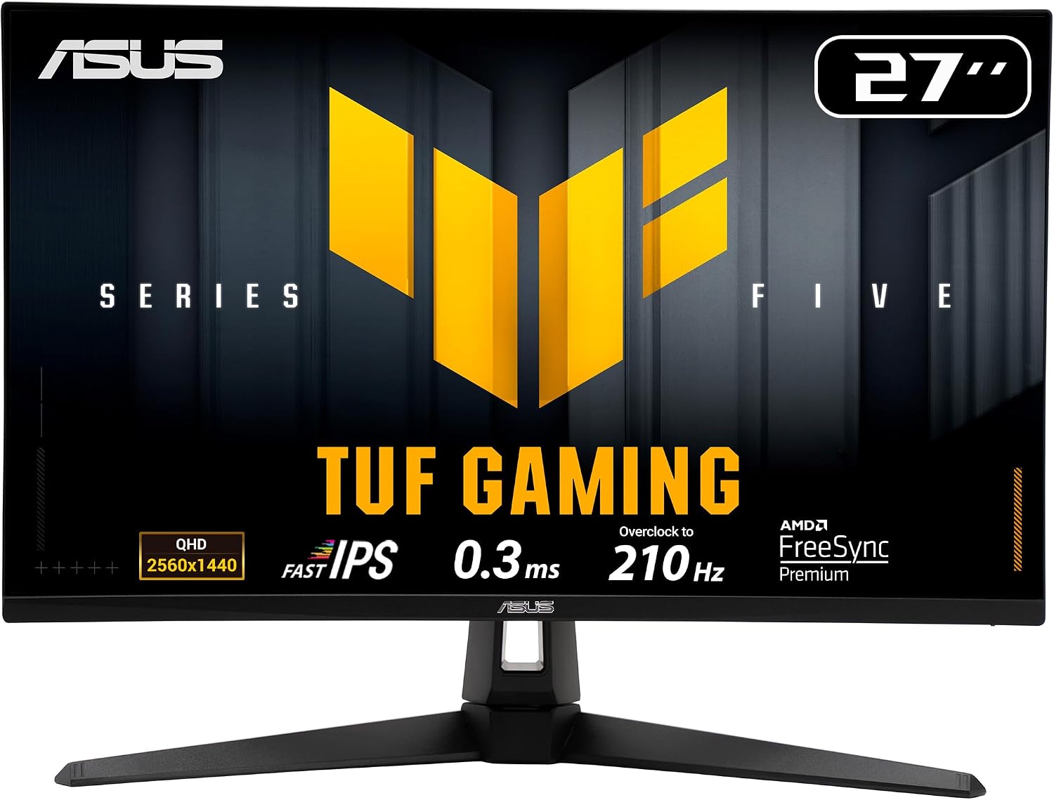 ASUS TUF Gaming VG27AQL5A 27 Inch 1440p 210Hz G-SYNC Gaming Monitor - View 1 of 6