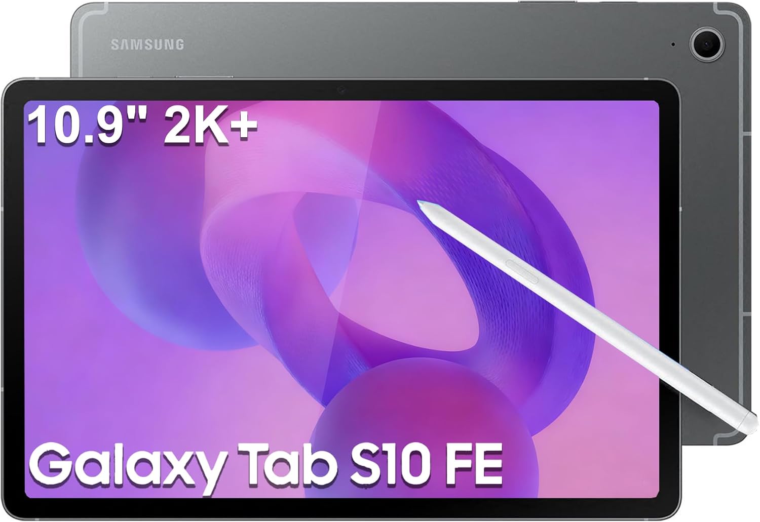 Samsung Galaxy Tab S10 FE Tablet, 10.9" 2K+, 8GB RAM, 128GB + 128GB SD Card - View 1 of 6
