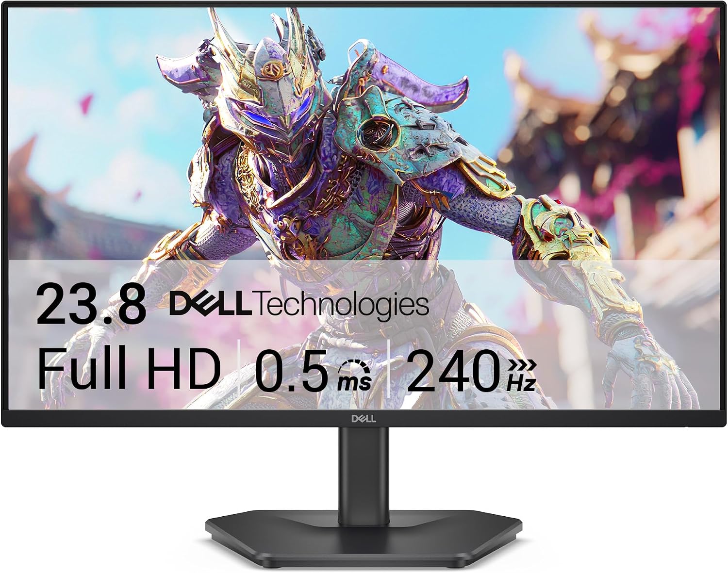 Dell 27 240Hz Gaming Monitor - SE2726HG - 27-inch FHD (1920x1080) Display, in-Plane Switching (IPS) Technology, AMD FreeSync Premium, TÜV 3-Star, 2X HDMI, DisplayPort 1.4, Tilt