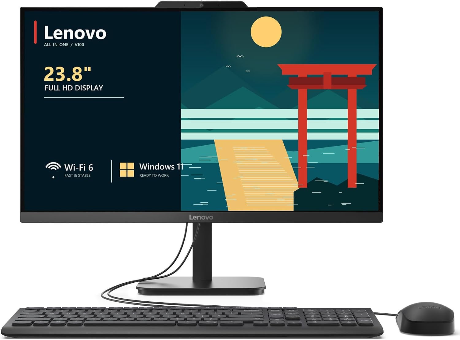 Lenovo IdeaCentre 24 Intel 4-Core All-in-One Desktop Computer 16GB 1TB