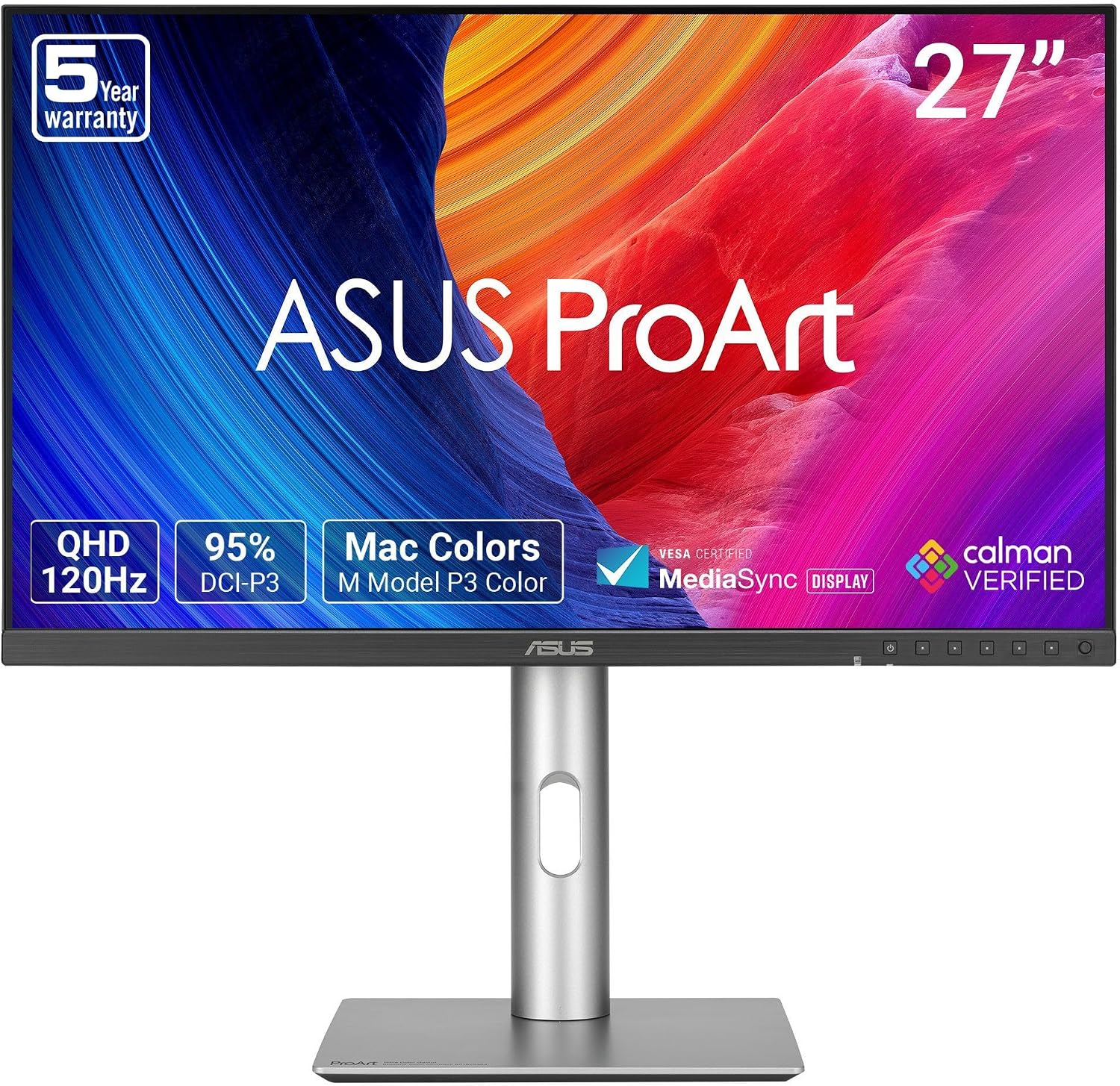ASUS ProArt Display PA278QV2 27 Inch Professional Monitor