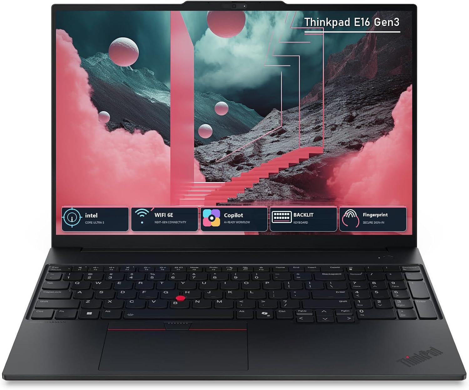 Lenovo ThinkPad E16 with Intel Core Ultra 7 255H High Performance Processor - View 1 of 6