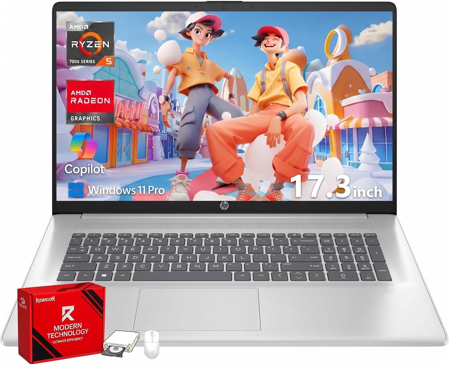 HP 17 Inch FHD Laptop Computer for Business & Students 16GB RAM 1TB SSD