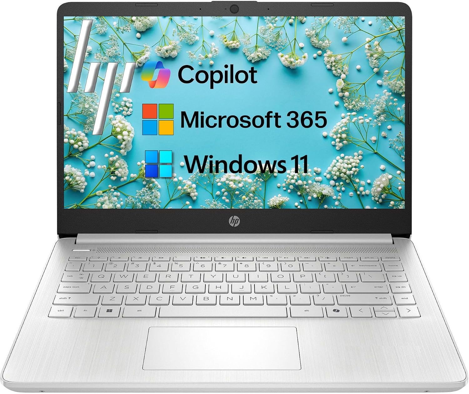 HP Laptop 2026 Business Students, Copilot AI+MS 365, 128GB UFS, Intel CPU - View 1 of 6
