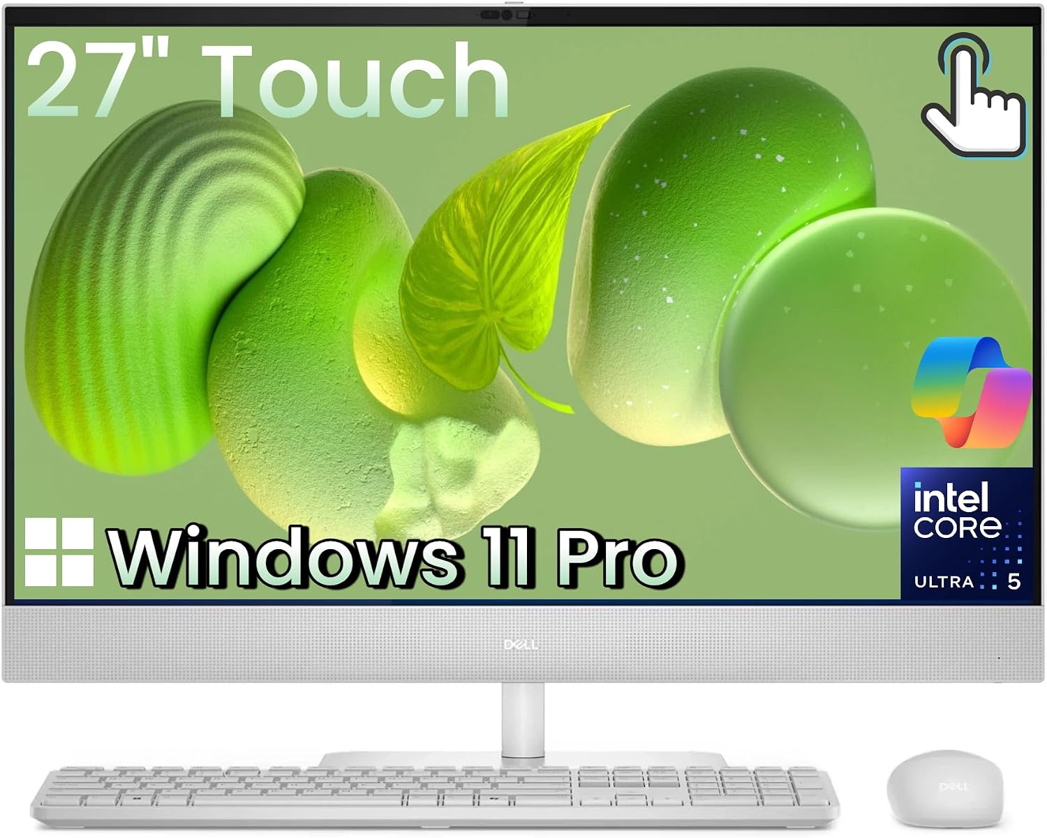 Dell 27 Touchscreen All-in-One Desktop Computer Intel Ultra 5, 32GB DDR5