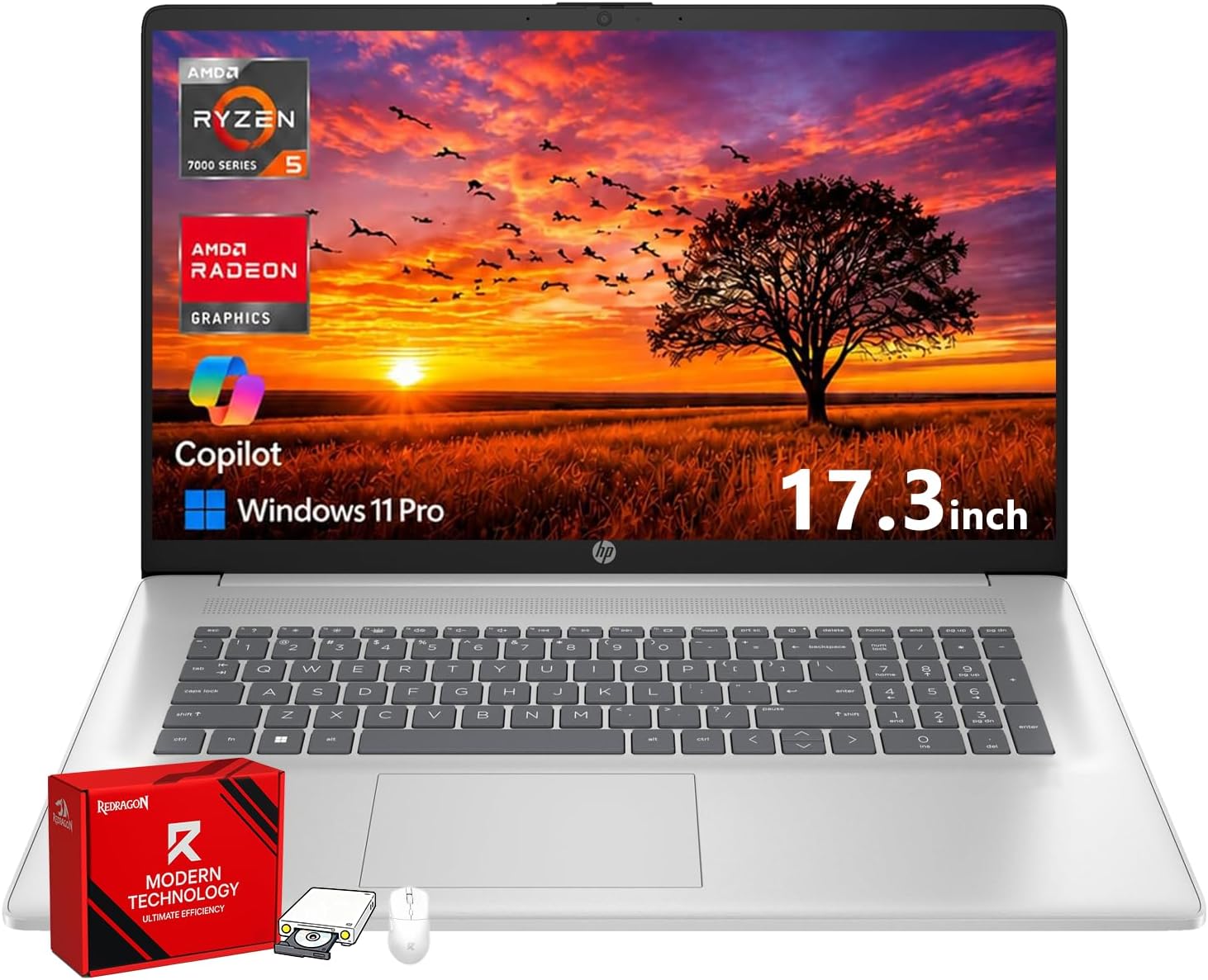 HP 17 Inch FHD Laptop Computer for Business & Students 32GB RAM 1TB SSD