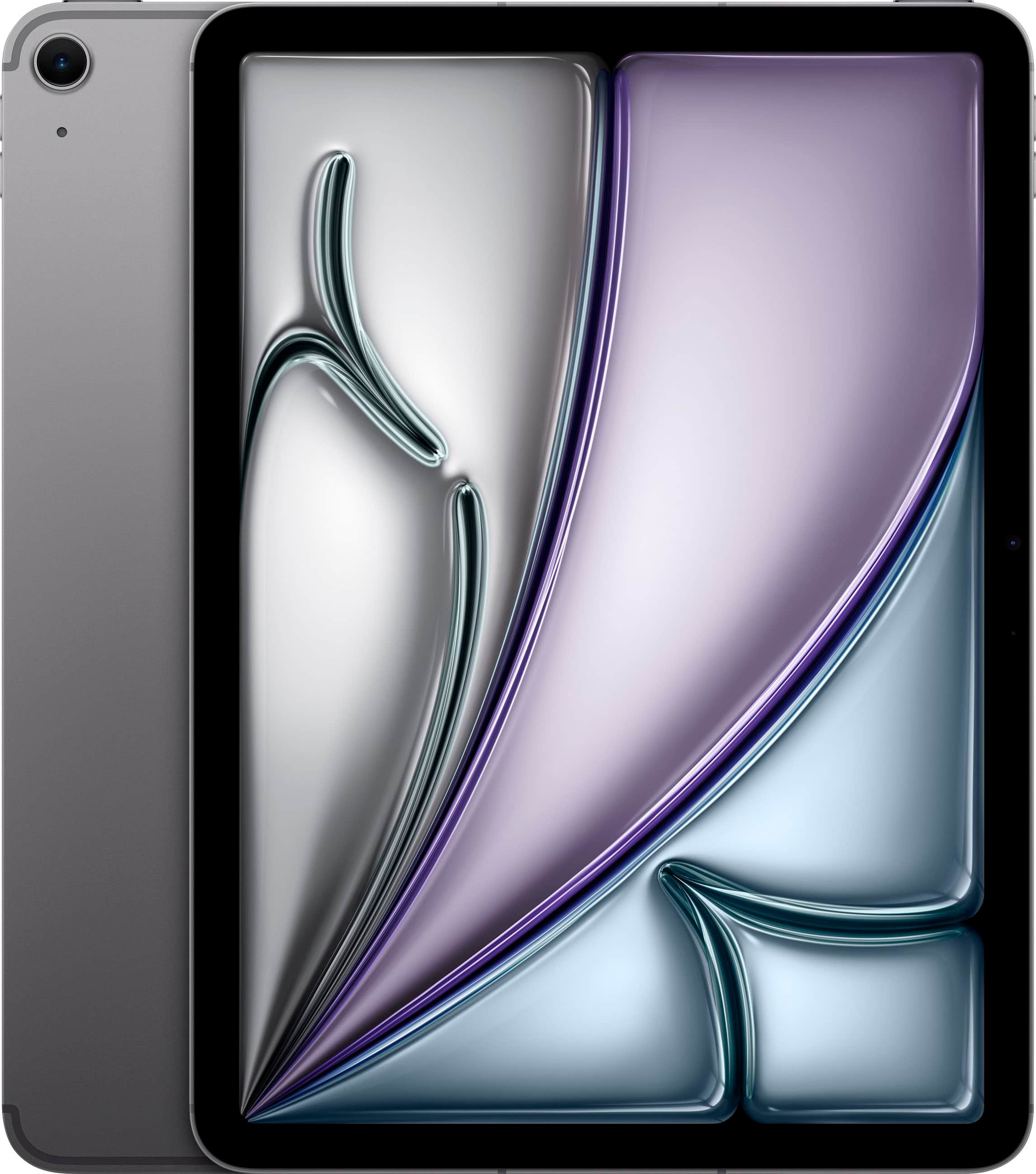 Apple - 11-inch iPad Air M3 chip Built for Apple Intelligence Wi-Fi + Cellular 128GB - Space Gray (Unlocked) $480 at Best Buy
