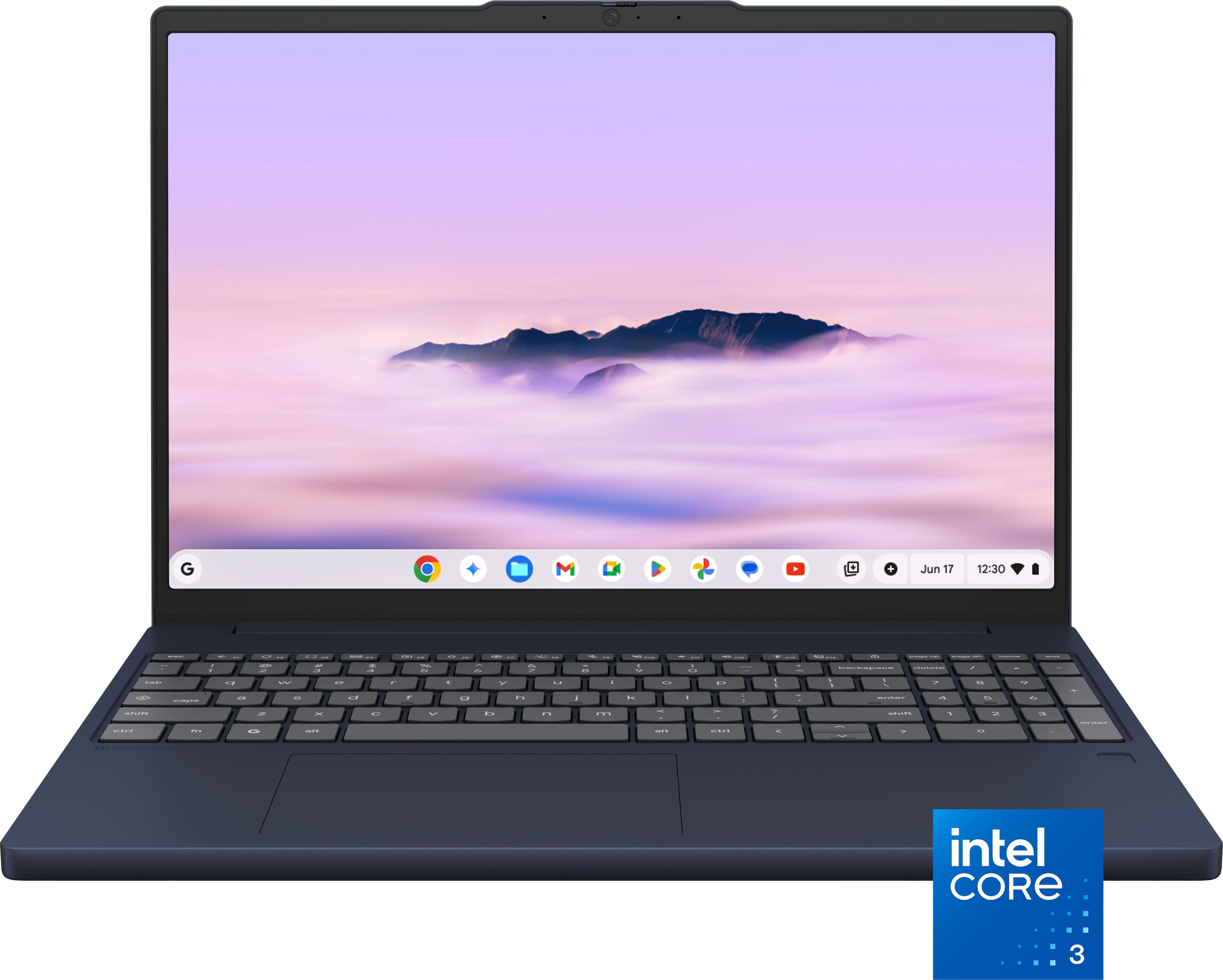 Lenovo Chromebook Plus 15.3" 2K Touchscreen Laptop w/ Intel Core 3 N355, 8GB RAM & 128GB Storage (Cosmic Blue)