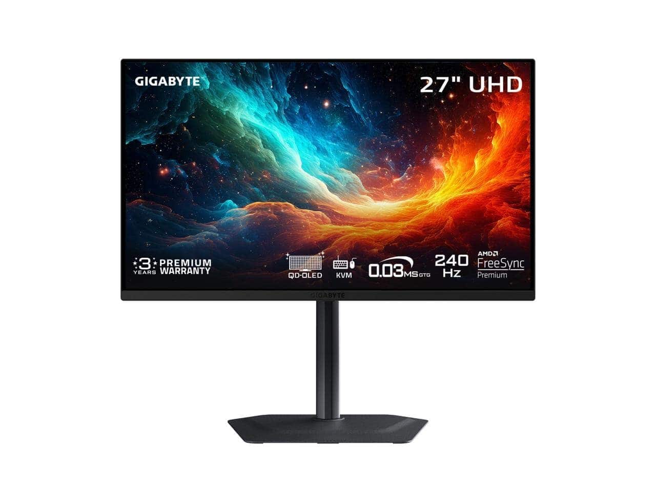 Gigabyte M27Q 27" 1440p · 170 Hz KVM IPS