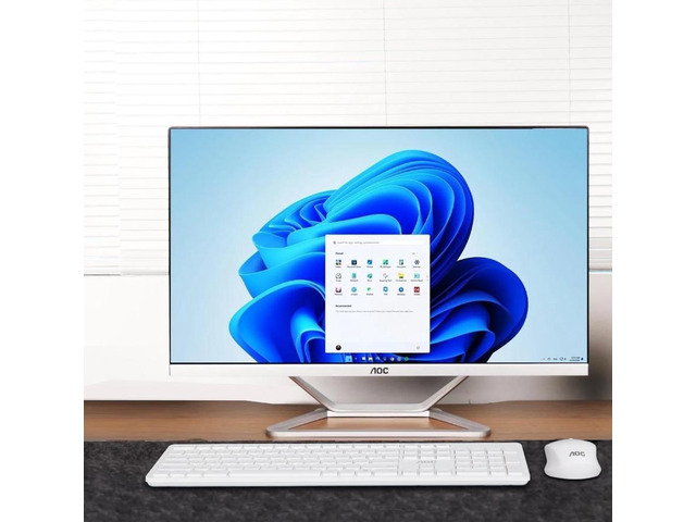 AOC All-in-One Business Desktop 23.8" FHD Display AMD R5 3500U Processor up to 3.7GHz 16GB RAM 512 GB SSD Windows 11 Wi-Fi Keyboard&Mouse Du