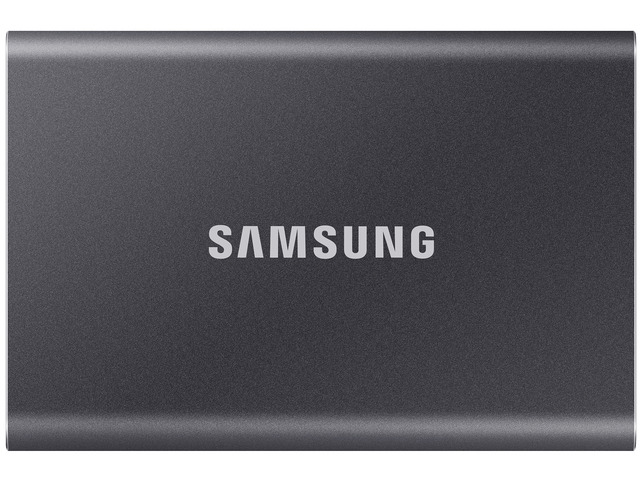 SAMSUNG T7 Portable SSD 1TB - Up to 1050 MB/s - USB 3.2 Gen 2 External Solid State Drive, Gray (MU-PC1T0T/AM)