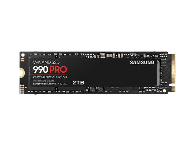 SAMSUNG 990 PRO 2TB SSD, PCIe Gen4 M.2 2280, Seq. Read Speeds Up-to 7,450MB/s for High End Computing, Gaming, and Heavy Duty Workstations (M