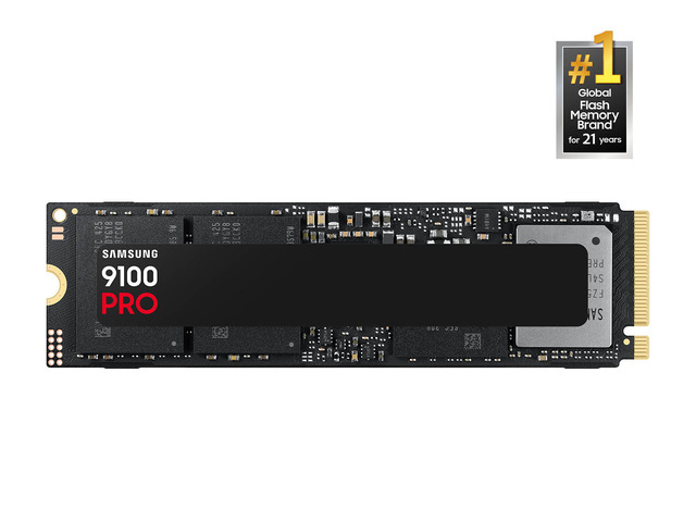 SAMSUNG SSD 9100 PRO 1TB, PCIe 5.0x4 M.2 2280, Seq. Read Speeds Up to 14,800MB/s, Best for AI Computing, Gaming, and Heavy Duty Workstations