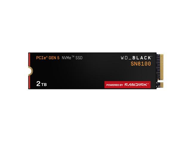 WD_BLACK 2TB SN8100 NVMe SSD Internal Solid State Drive - Gen 5 PCIe 5.0x4, M.2 2280, Seq. Read Speeds Up to 14,900 MB/s, Best for AI Applic