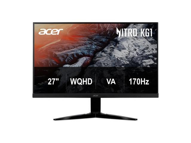 Acer Nitro 27 inch WQHD 2K 1440P 170Hz 1ms AMD FreeSync Premium Gaming Computer Monitor KG271U Pbiip