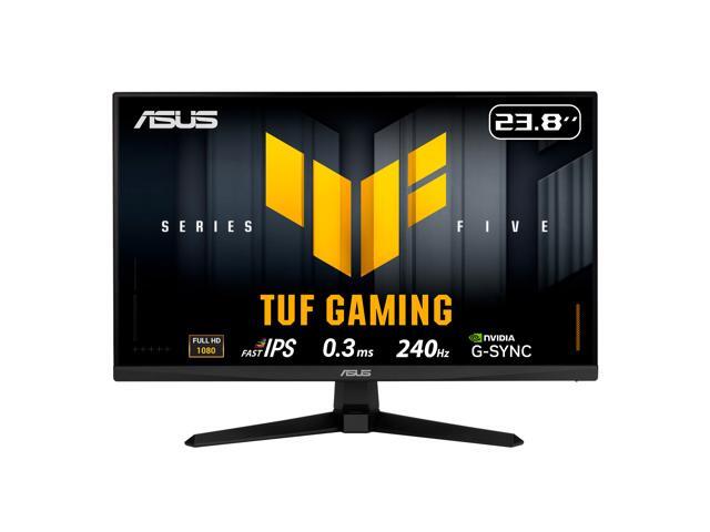 ASUS TUF Gaming 24 inch (23.8" viewable) Full HD 1080P 240hz Fast IPS with AMD FreeSync Premium & G-Sync Compatible 0.3ms Gaming Computer Mo