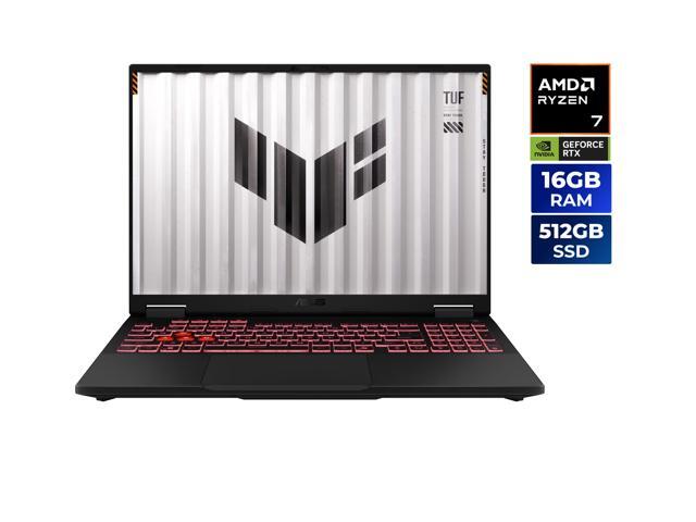 ASUS TUF Gaming - 16.0" WUXGA 144 Hz - AMD Ryzen 7 260 - GeForce RTX 5060 Laptop GPU - 16GB Memory DDR5 5600 - 512GB PCIe SSD - Windows 11 H