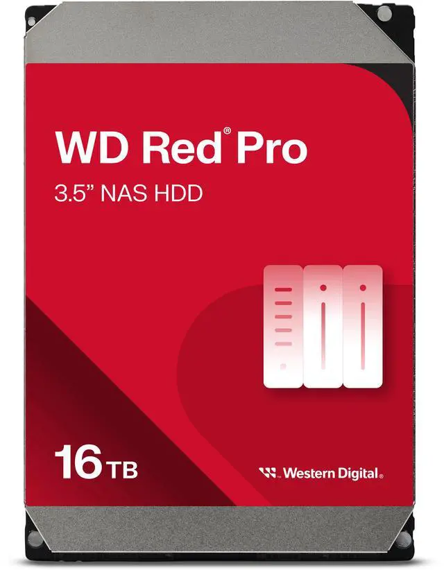 WD Red Pro · 16 TB NAS hard drive · code GGUF75